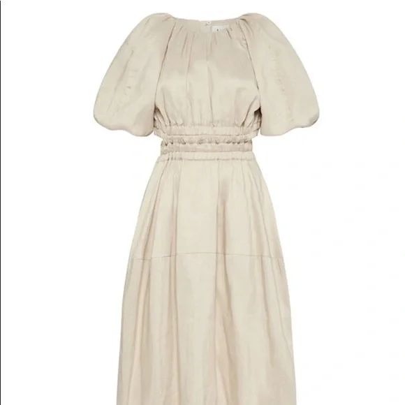 AJE Euphoria Cut Out Dress Stone • Size 8 • RRP $625 - Picture 7 of 16